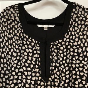 Max Studio Dresses - Heart Print Swing Dress Max Studio Dresses - Heart Print Swing Dress